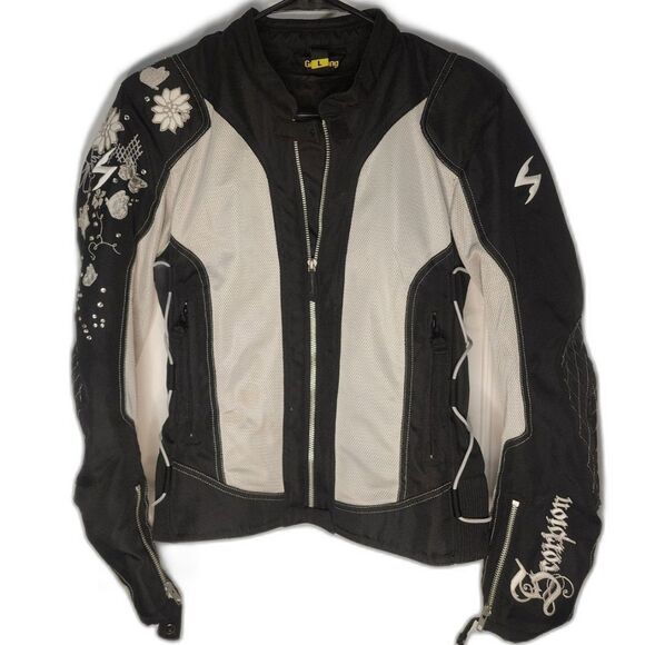 Scorpion EXO Women's Motorcycle Biker‎ Jacket Size L - Picture 1 of 9